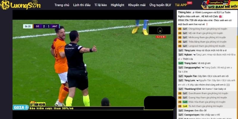 LuongSon TV: Sống Trọn Từng Khoảnh Khắc Bóng Đá Đỉnh Cao! 439 Không gian giao lưu tại LuongSon TV cực sôi nổi và thú vị